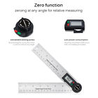 657419756778 Floureon Stainless Steel Digital Angle Ruler Calibrators Measurement
