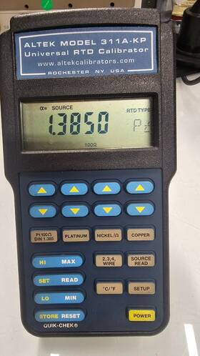 Altek 311-a-kp Model Universal Rtd Calibrator Tested