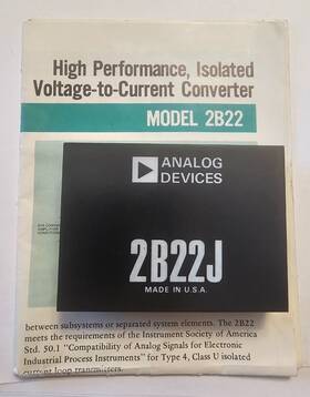 Analog Devices 2b22j Device