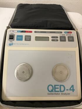 29775 Bio-tek Ecg Qed 4 Tester Analyzer For Defib Aed Not Tested
