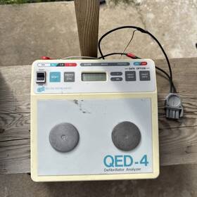 Bio-tek 32596 Bio-tek Ecg Qed 4 Tester Analyzer For Defib Aed Power Tested