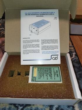 Cel-282 Cel Instruments Ltd. Lucas Acoustical Sould Level Calibrator