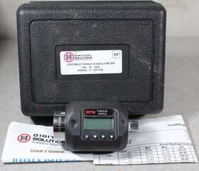 Digitool Soulutions Ta-1002 Solutions 3/8 Inch Dr. Portable Torque And Angle Meter 10-100 Ft-lb