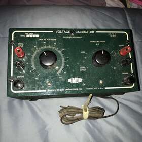 264-a Dumont Vintage Type Oscillograph Voltage Calibrator Test Equipment 264-a Dumont Vintage Type Oscillograph Voltage Calibrator Test Equipment