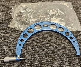 210848875 Fowler Outside Micrometer 9 Inch - 10 Range 0.0001 Blue