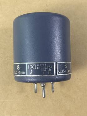 16478a Hp Hewlett Packard Stable Standard Inductor 0.35-1 Mhz 8 Pf 520 H 16478a Hp Hewlett Packard Stable Standard Inductor 0.35-1 Mhz 8 Pf 520 H