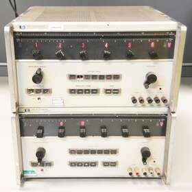 Hp 725a Pair Of Hewlett Packard Ac Calibrator - 1nv To 100v 10hz 110khz Hp 725a Pair Of Hewlett Packard Ac Calibrator - 1nv To 100v 10hz 110khz