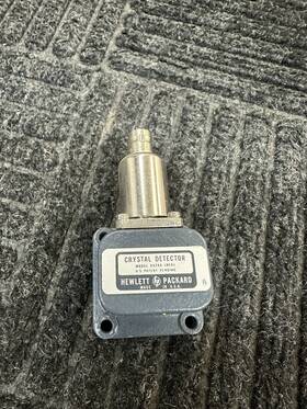X424a Hp Neg Waveguide Crystal Detector Vintage Usa