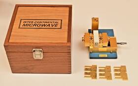 Inter-continental Microwave A0135946a Inter-continental Rf Test Fixture With Midsections Gold Plated