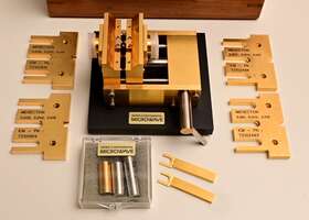Inter-continental Microwave Tfc-1047 Inter-continental Test Fixture With Midsections Wooden Box