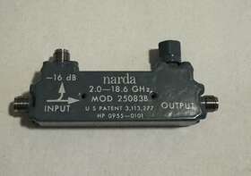 Keysight Agilent Hp 0955-0101 Narda 25083b Directional Coupler 2-18.6ghz Sma F