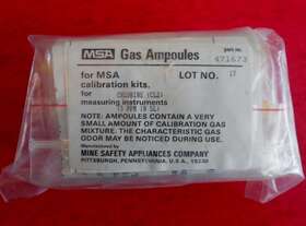 Msa 471673 Gas Ampoules For Calibration Kits Part # Chlorine Mine Safety