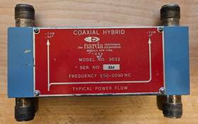 3032 Narda Microwave Coaxial Hybrid Directional Coupler Type-n F 950mhz-2ghz