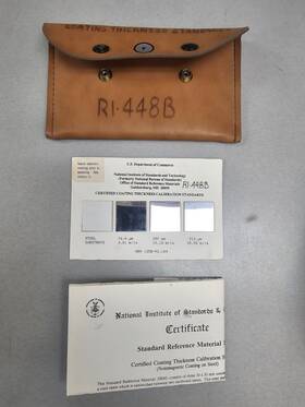 Nist Srm-1358 Srm 1358 Certified Coating Thickness Calibration Standard