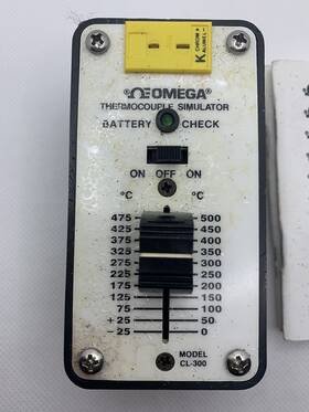 Cl-301-500f Omega Portable Thermocouple Source Platinum Rtd Simulator Cl-301 Cl-301-500f Omega Portable Thermocouple Source Platinum Rtd Simulator Cl-301