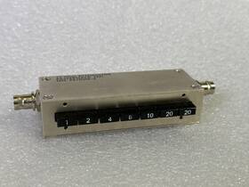 Pasternack Pe7008-3 75 Ohm 0-65db 500mhz Bnc Push Button Step Attenuator