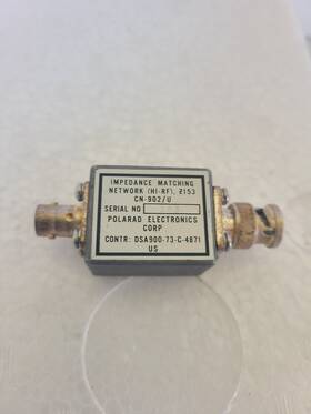Cn-902 Polarad Electronics Corp Cn-902/u Impedance Matching Network Hi-rf 153 Nos Open Box Condition