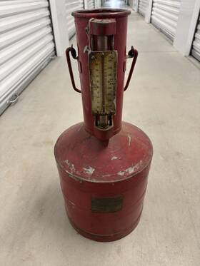 282-5d Seraphin Sensitive Measurement Fuel / Gas Calibration Test Measure Can Prover - 5 Gallon 282-5d Seraphin Sensitive Measurement Fuel / Gas Calibration Test Measure Can Prover - 5 Gallon