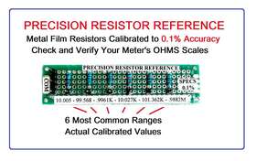 Sqwarrel 23091kn New Resistor Reference Ohms Tester 6 Ranges High Precision 0.1% Accurate