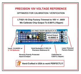 Sqwarrel Lt1021 10vmin2502 New 10v Precision Voltage Reference Lt1021-10 Pre-calibrated To Accuracy 0.001%