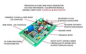 Sqwarrel Oa23719 New Multimeter Calibrator Ac Pure Sine Wave Precision Voltage Reference Module