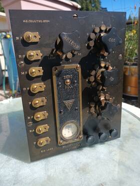 Thompson 1363 1900 The Co. Telephone Line Testing Bridge Rare Brass Steampunk