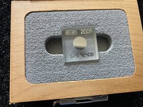 Veeco Sloan 138-365 Step Height Standard 200 Calibration Unit In Box Ser. 92408