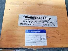 Weinschel Engineering As-16 Eng Precision Attenuator Set Model As-19 3 6 10 20 Db Sma Cal Due 2003