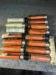 Vintage Van Keuren Thread Measuring Wires Lot 20 Sizes + Mitutoyo Micrometers. Fixed Price $500.00.