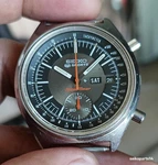 Seiko Sports Speedtimer Gray 6139-7050 Year 1972 Sept -/+5 Spd Accuracy. Fixed Price $799.95.