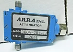 9804-20T-1A Arra Variable 20DB Attenuator 5WATTS -3KW Peak / 12-18 Ghz Nos. Fixed Price $85.00.