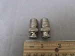 Hp / Agilent Pair Of Terminators For 8407A Probably Actually 11593A 50 Ohm.. Fixed Price $14.95.