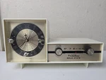 Vtg Montgomery Wards Airline Solid State Varilarm Alarm Clock Radio Gen. 1557A. Fixed Price $191.99.