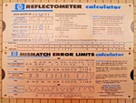 Microwave Reflectometer Mismatch Error Limits Slide Rule Calculator Hp/ Keysight. Fixed Price $9.95.