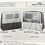 1947 Delco Radio R-1408 R-1409 Wire Schematic Service Manual Vintage Original. Fixed Price $9.99.