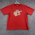 Columbia Shirt Mens Large Red Short Sleeve Crewneck Outdoors Casual. Fixed Price $13.49.