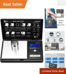 Stainless Steel Digital Scale 200G With Auto Shut Off And Calibration Weight. Fixed Price $15.99.