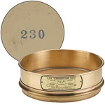 No. 230; 63 M/0.0025 Dual Manufacturing Standard Testing Sieve. Fixed Price $102.95.