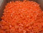 (500) Caplugs CPT-1 Center Pull-tab Tapered / M8X1 Orange Ldpe. Fixed Price $26.95.