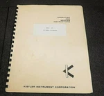 Kistler Model 563 Dc Charge Calibrator Operating And Service Instructions. Fixed Price $20.00.
