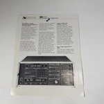 Valhalla Scientific 2720GS Ultra Precision Direct Voltage System Data Sheet. Fixed Price $25.41.