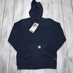 New Carhartt Flame-resistant Rain Defender Relaxed Fit Hooded Fleece Jacket. Fixed Price $99.99.