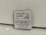Applied Image 12.3 Cy/mm 15% Custom Ronchi Ruling 75002-1824 Rev.. Fixed Price $100.00.