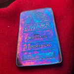 Toned A-mark 10OZ Silver Bullion Bar .999 Pure. Fixed Price $1150.00.