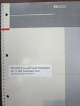 Hp 849X Coaxial + 1158X Sets Operating & Service Manual. Fixed Price $20.00.