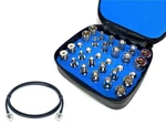 Gizwiz Rf Coax Universal Adapter Kit 30PCS Test Cable Tnc Sma Bnc Mini-uhf. Fixed Price $135.00.