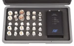 Rf Industries Cable Adapter Testing Kit With Tester And 31 Connectors. Fixed Price $520.36.