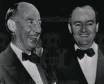 1952 Wire Photo Gov.adlat Stevenson With Big Grin Watching The President. Fixed Price $24.99.