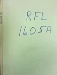 Rfl Model 1605A Ac-dc Calibration/transfer Standard Manual Of Instructions. Fixed Price $20.00.