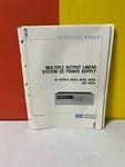 Hp 06626-90001 6625A, 6626A, 6628A, 6629A Dc Power Supply Operating Manual. Fixed Price $69.99.